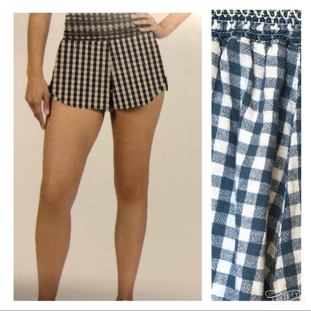 American original Rewash brand mini shorts gingham